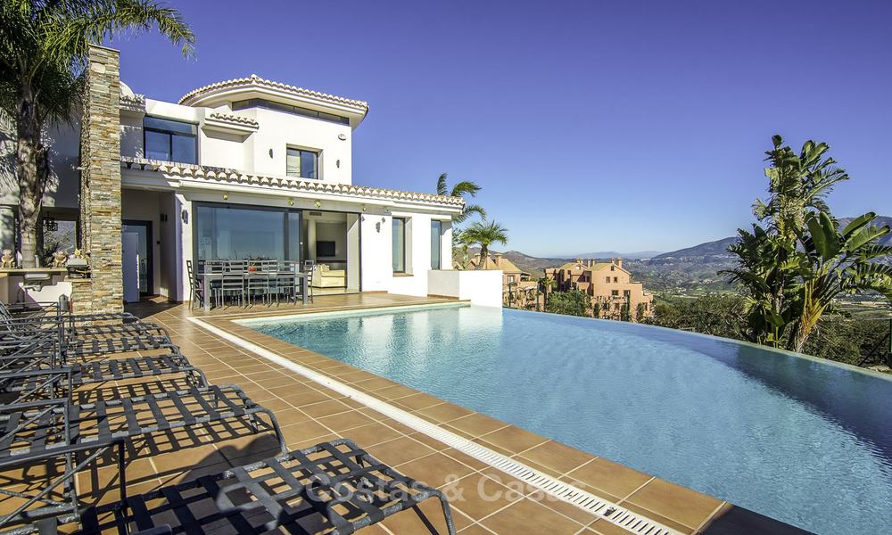 Magnificent modern-Andalusian villa with amazing panoramic views for sale in East Marbella 14787