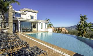Magnificent modern-Andalusian villa with amazing panoramic views for sale in East Marbella 14787 
