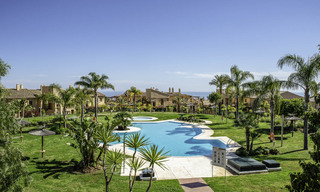 Very charming Andalusian style luxury apartments with amazing sea views for sale, move-in ready, Benahavis - Marbella 14836 