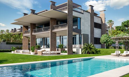 New mansion-style modern luxury villas for sale, walking distance to Puerto Banus in Nueva Andalucia in Marbella 29468