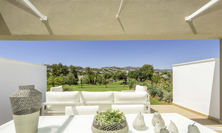 New, move-in ready, modern townhouses for sale on an acclaimed golf resort in Mijas, Costa del Sol. 10% discount! 15658 