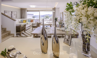 New, move-in ready, modern townhouses for sale on an acclaimed golf resort in Mijas, Costa del Sol. 10% discount! 15667 