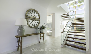 Newly built beach side luxury villa in contemporary style for sale, move-in ready, Marbella - Estepona 16606 