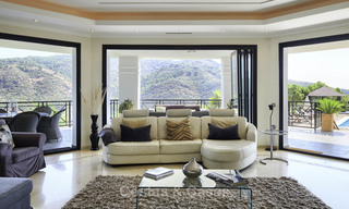 Charming rustic-modern luxury villa for sale with fantastic views in a gorgeous country estate, Benahavis - Marbella 16095 