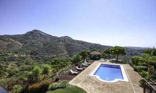Charming rustic-modern luxury villa for sale with fantastic views in a gorgeous country estate, Benahavis - Marbella 16118 