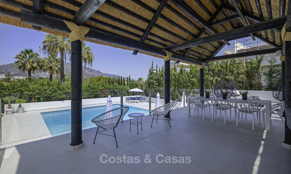 Impressive, luxurious contemporary designer villa for sale, move-in ready, Nueva Andalucia, Marbella. Reduced in price. 16142