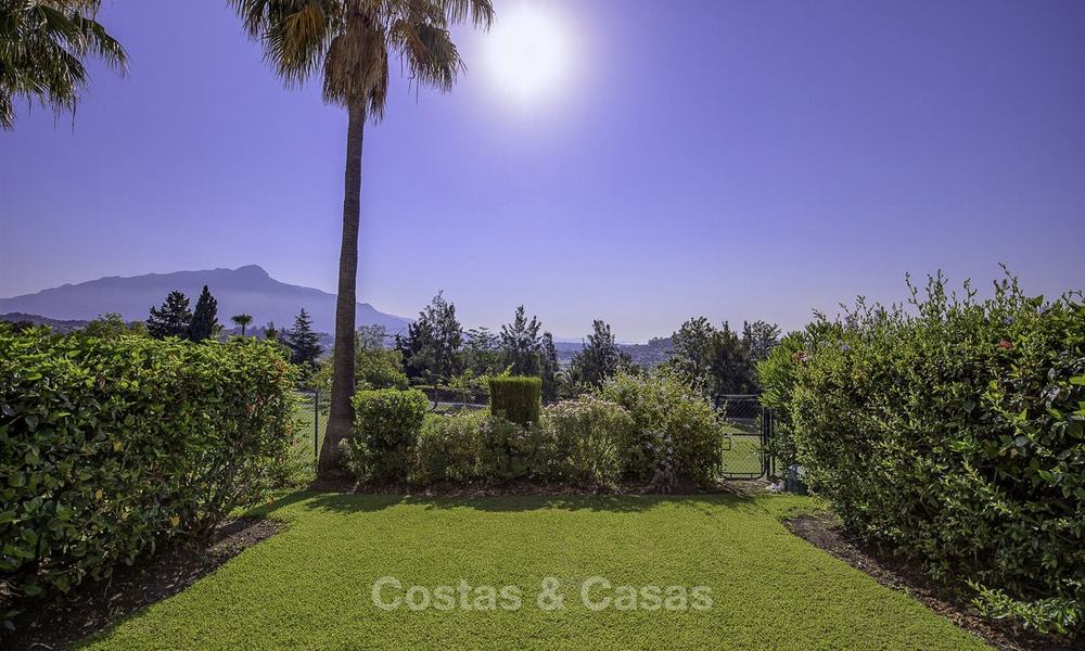 For sale: 4-bed front line golf townhouse with sea and mountain views in a superb resort in Benahavis - Marbella 16322