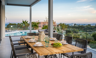 New contemporary designer villa for sale, ready to move into, with sea, golf and mountain views, East Marbella 26776 