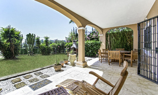Impressive garden apartment for sale, in a sought after beachside urbanisation between Marbella and Estepona 17873 