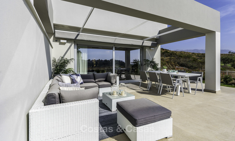 Spacious new built contemporary townhouses for sale, in a championship golf resort in Mijas 17805