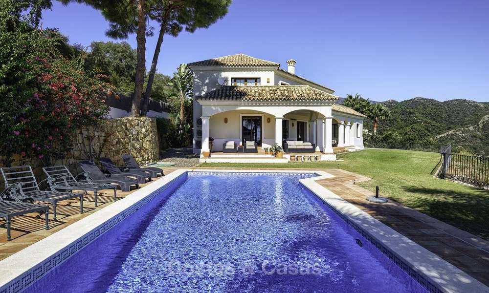 Charming Andalusian style villa in spectacular natural surroundings for sale in Benahavis - Marbella 18038