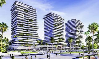 Innovative contemporary luxury apartments for sale in an impressive new beachfront complex in Malaga city 18388 
