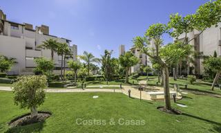Modern penthouse apartment with private pool for sale in a frontline beach complex, New Golden Mile, Estepona 18663 