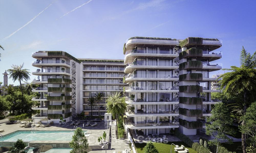 Impressive new luxury apartments in an exclusive complex for sale, walking distance to the beach, in the centre of Fuengirola, Costa del Sol 18729