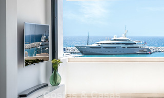 Stunning, fully renovated high end penthouse apartment for sale in the marina of Puerto Banus, Marbella 28524 