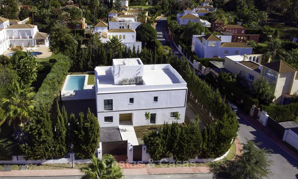 Contemporary villa for sale, furnished and move-in ready, Golf valley, Nueva Andalucia, Marbella 19270