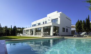 Contemporary villa for sale, furnished and move-in ready, Golf valley, Nueva Andalucia, Marbella 19272 
