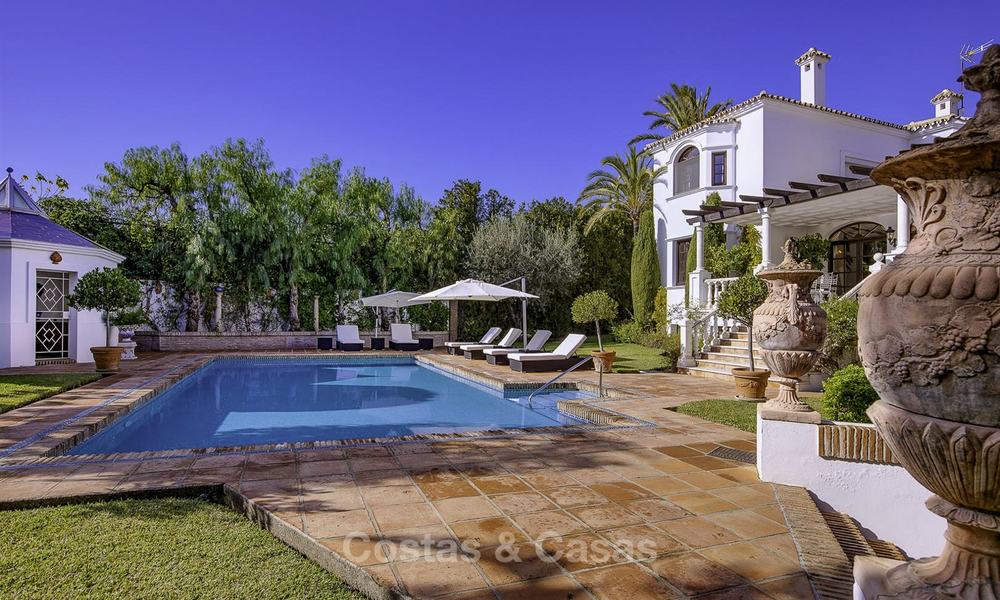 Charming Italian rustic villa on a double plot for sale, completely renovated, Marbella - Estepona 19300