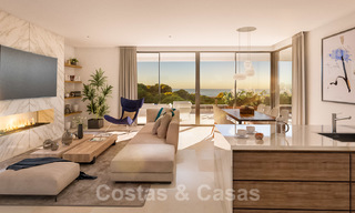 New modern luxury apartments with amazing sea views for sale, frontline golf in Marbella East 19943 