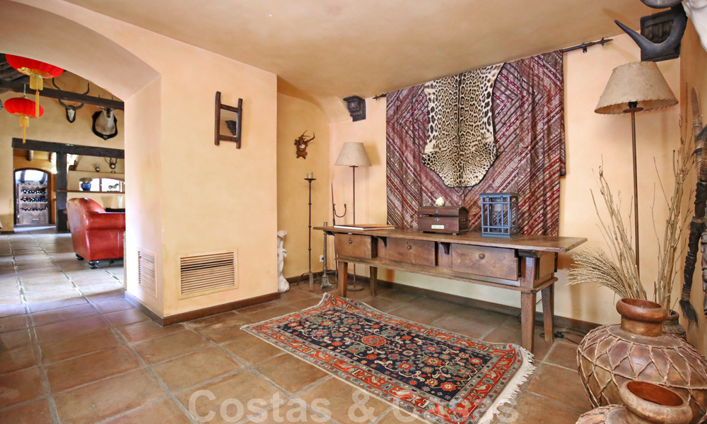 Unique traditional style villa with separate guest house for sale, walking distance to San Pedro centre, Marbella 20618