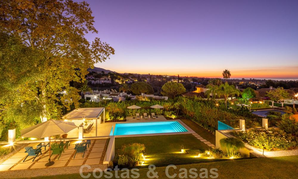 Modern-Mediterranean masterpiece villa with panoramic sea, golf and mountain views for sale, Nueva Andalucía, Marbella 20492