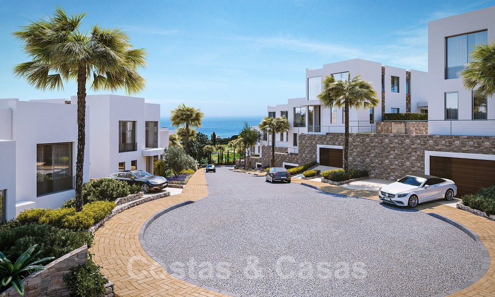 Brand new modern semi-detached villas with stunning sea views for sale, East Marbella 20566