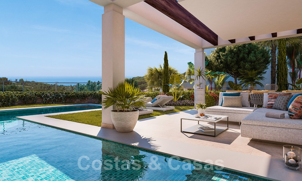 Brand new modern semi-detached villas with stunning sea views for sale, East Marbella 20567