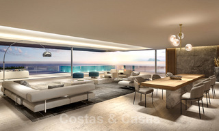 New ultra-deluxe frontline beach apartments for sale, near the centre and marina of Estepona 26575 