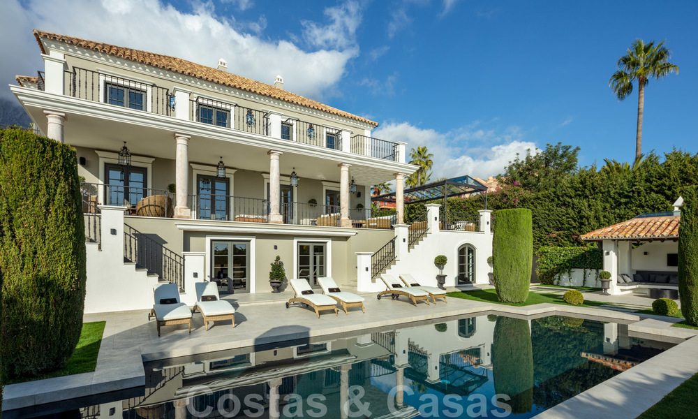 Masterpiece fully renovated classic villa with sea views for sale, Sierra Blanca, Marbella 21037