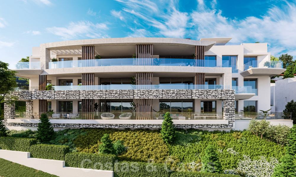 New luxury apartments with panoramic views for sale in a new amazing lake and golf resort in Benahavis - Marbella 21173
