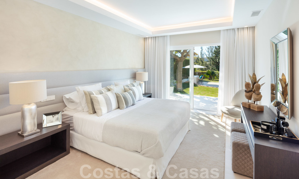 Majestic, completely renovated trendy Spanish villa for sale, frontline golf in Nueva Andalucia, Marbella 21347