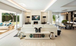 Majestic, completely renovated trendy Spanish villa for sale, frontline golf in Nueva Andalucia, Marbella 21357 