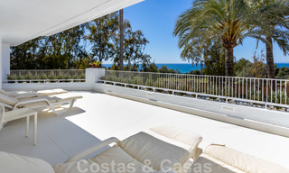 Superb luxury penthouse apartment for sale, with fantastic sea views and within walking distance to the beach, East Marbella 22265 