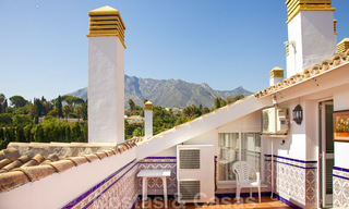 Cosy penthouse with sea views for sale, walking distance to amenities and beach, Golden Mile, Marbella 22324 
