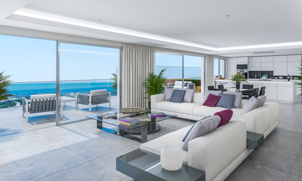 Modern apartments in exclusive boutique resort with Spa, at the golf, with magnificent sea views, La Cala de Mijas - Costa del Sol 23245