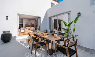 Beautifully renovated Ibiza style semi-detached villa for sale, walking distance to the beach and centre of San Pedro - Marbella 23375 