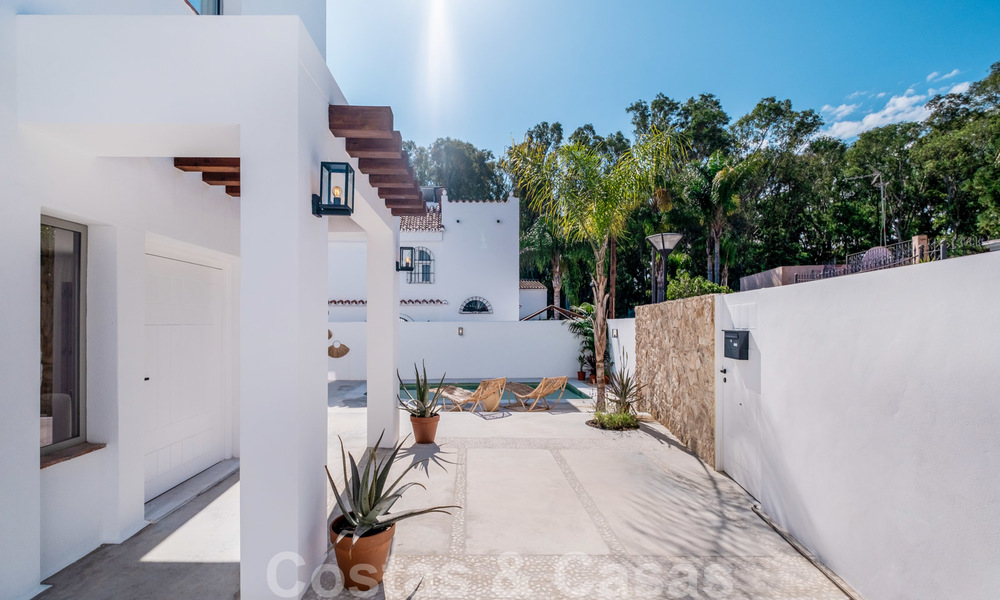 Beautifully renovated Ibiza style semi-detached villa for sale, walking distance to the beach and centre of San Pedro - Marbella 23379