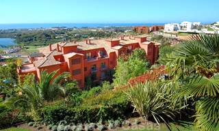 Luxury apartments for sale in Royal Flamingos with stunning views over the golf and sea in Marbella - Benahavis 23563 