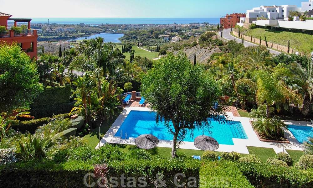 Luxury apartments for sale in Royal Flamingos with stunning views over the golf and sea in Marbella - Benahavis 23583