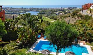 Luxury apartments for sale in Royal Flamingos with stunning views over the golf and sea in Marbella - Benahavis 23584 