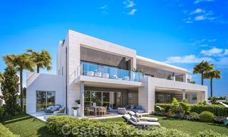 Modern luxury houses for sale in a gated complex, close to the golf course and the centre of San Pedro in Marbella 23636 