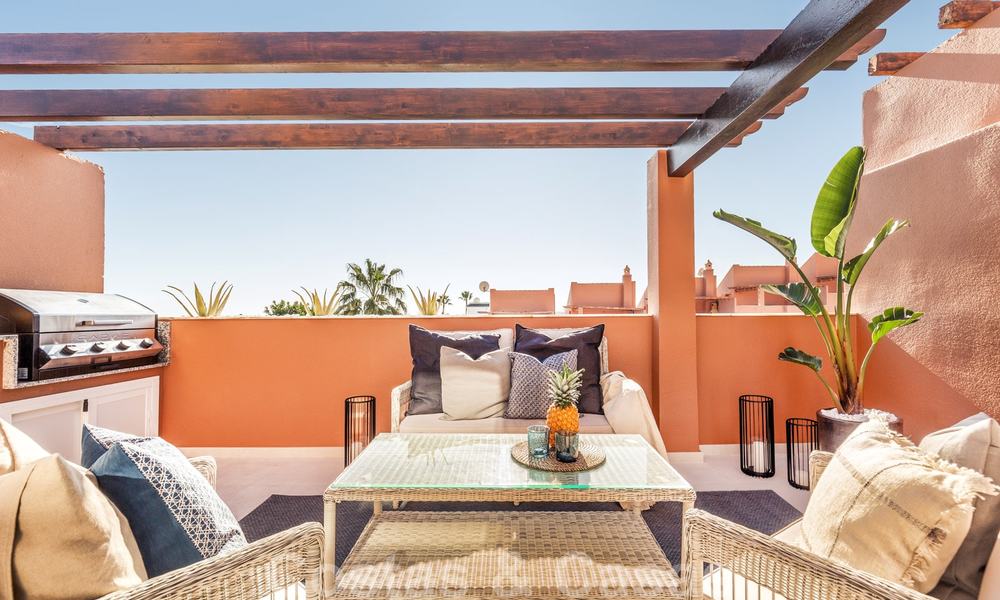 Elegantly renovated townhouse for sale in Aloha, Nueva Andalucia, Marbella 23794