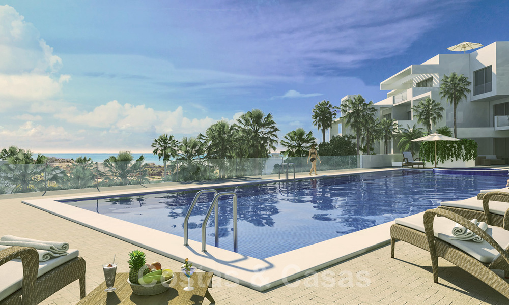 Quality, contemporary design apartments for sale with panoramic sea views in Estepona. Ready to move in, 24361