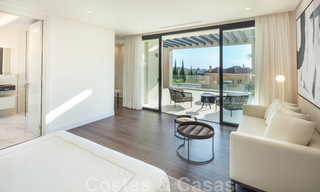 Contemporary modern newly built villas for sale in Nueva Andalucia, Marbella 24466 