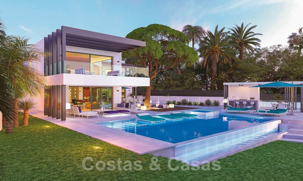 Unique, contemporary beachside villa for sale with amazing sea views in East Marbella 24746