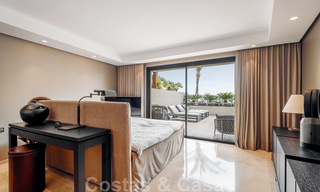 Exclusive modern apartment for sale with a contemporary luxury interior in Sierra Blanca, Golden Mile, Marbella 24965 