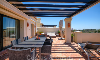 Spacious luxury apartments with a large terrace and panoramic views in a stylish complex surrounded by a golf course in Marbella - Benahavis 25170 