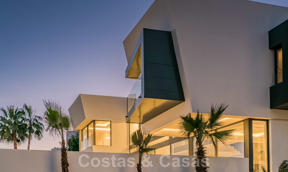 New impressive contemporary luxury villa for sale with stunning golf and sea views in Marbella - Benahavis 25794