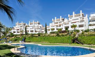 Spacious garden apartment for sale with sea views in a beautiful complex directly on the beach in Los Monteros, Marbella 26158 