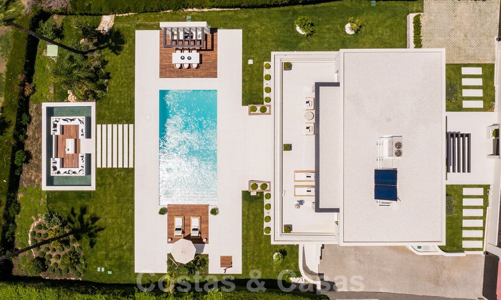 Spectacular modern designer villa for sale, frontline golf in Nueva Andalucia, Marbella 27199